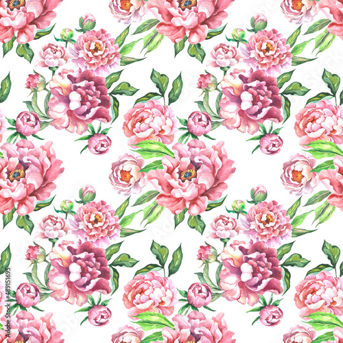 seamless pattern with flowers