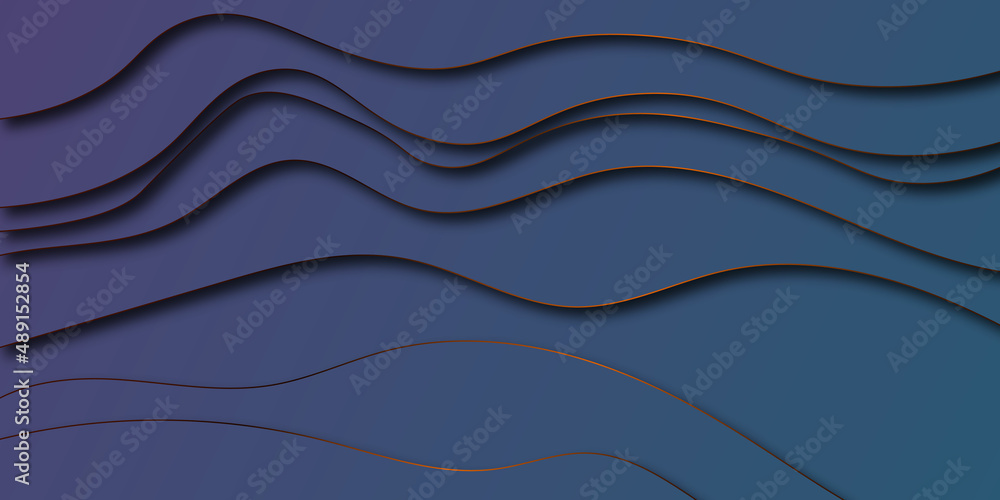 Abstract vector illustration with waves. Curve lines. Simple Elegant Abstract Blue Wave Background Illustration. Abstract vector illustration with waves. Curve lines. Simple Elegant Abstract Blue Wave Background Illustration.
