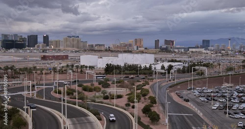 Las Vegas looking from the airport