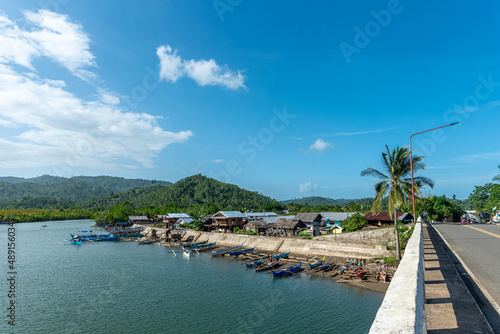 View and landscape of Mindanao Region, The Philippines, Lanuza area and Cortez. © Mati Olivieri Stock