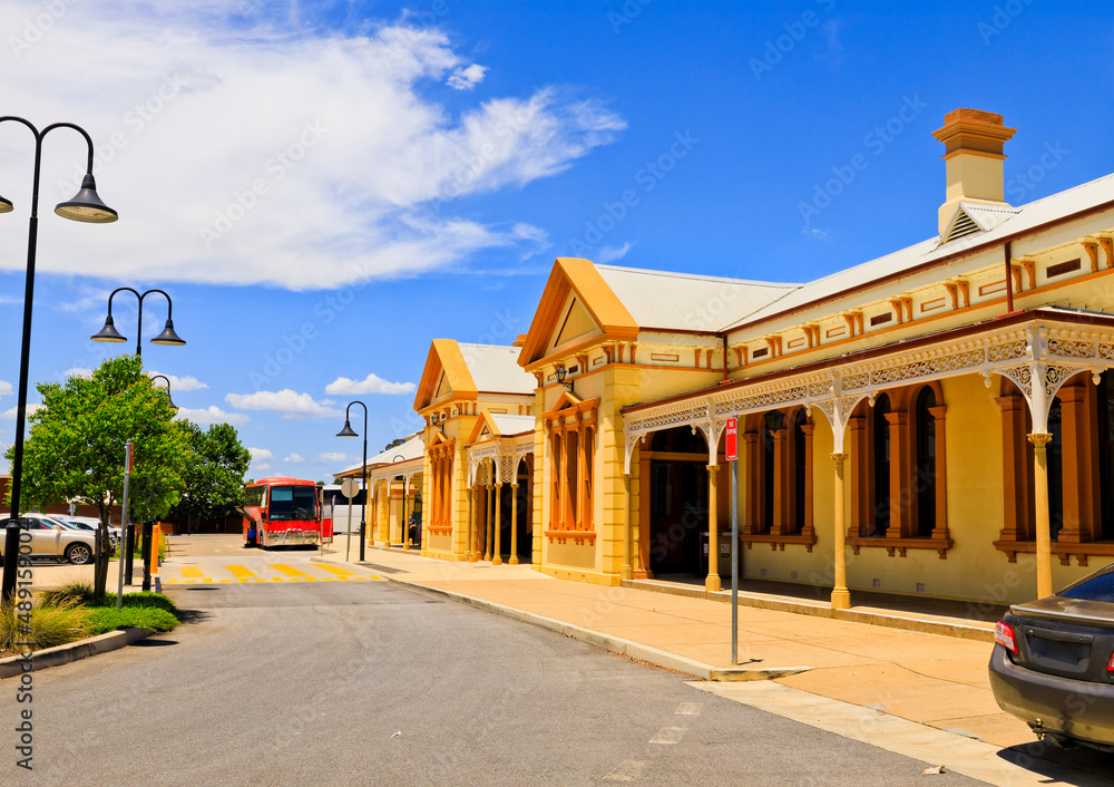 Wagga train station front side