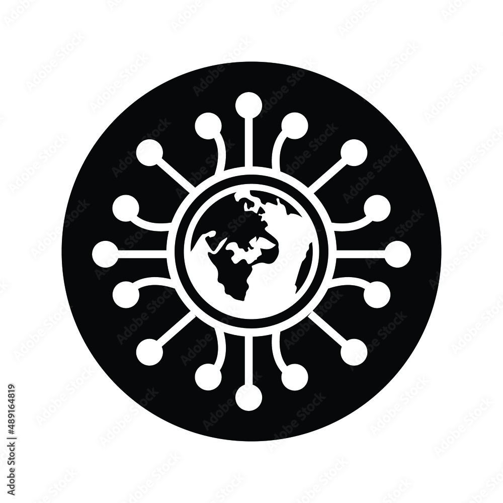 Global, network, connectivity icon. Black vector sketch. Global, network, connectivity icon. Black vector sketch.
