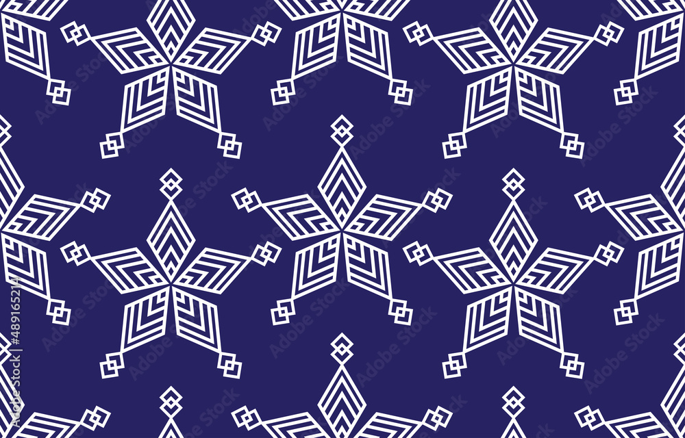 Ethnic design abstract background. Seamless pattern in tribal, folk embroidery, rhombus art design. Aztec geometric art ornament print.Design for carpet, wallpaper, clothing, wrapping, fabric, cover