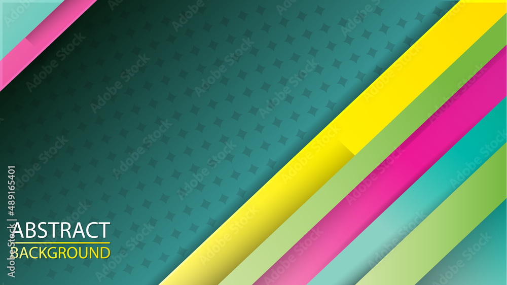 bright and colorful diagonal strip background design