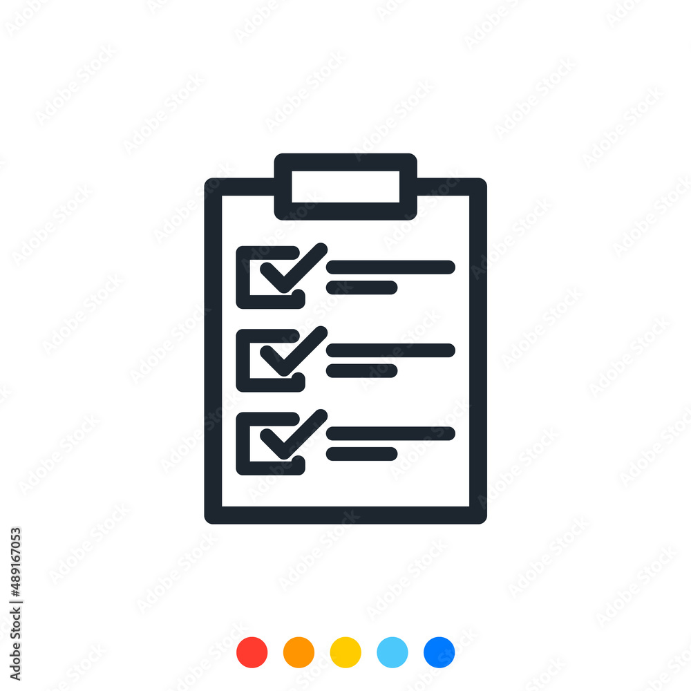 Simple document icon, Vector and Illustration. Simple document icon, Vector and Illustration.