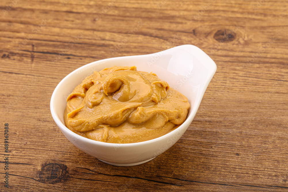 Peanut butter in the bowl Peanut butter in the bowl