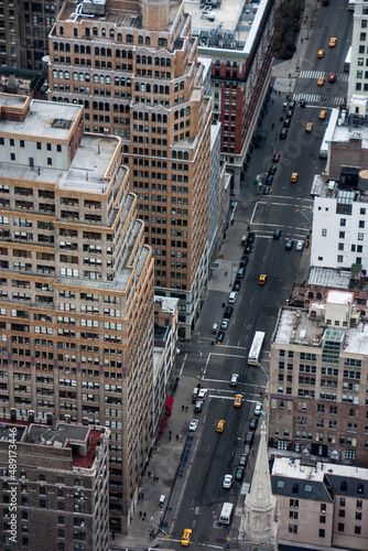Straßenschlucht in New York