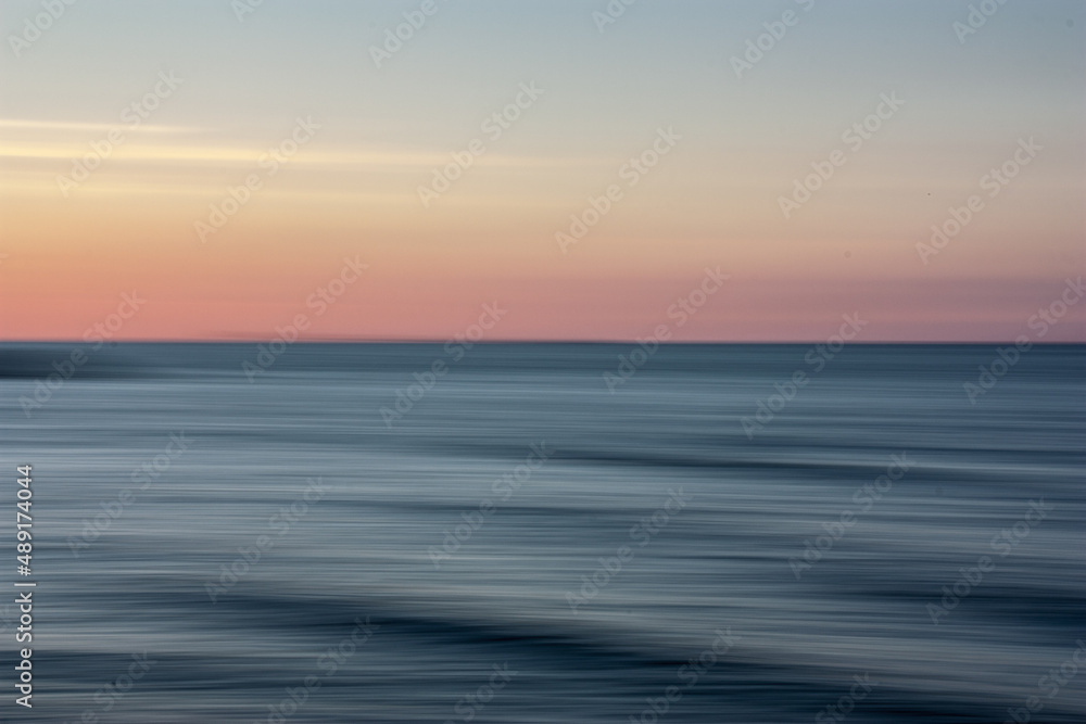 Abendstimmung über dem Meer
