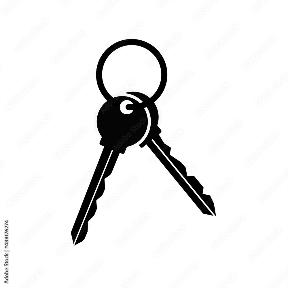 Keys Icon. High quality black style vector icons Keys Icon. High quality black style vector icons
