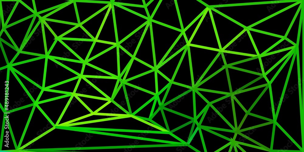 Light green, yellow vector geometric polygonal design. Light green, yellow vector geometric polygonal design.