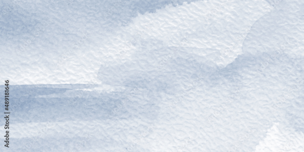 Fototapeta premium Abstract painting. Watercolor texture in cyanotype monochrome blue . Modern art landscape. Painted background, concept of sky, snow, ice