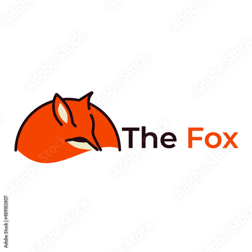 Fox Silhouette Vector Logo