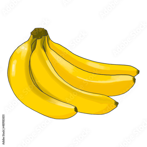 banana fruit icon illustration