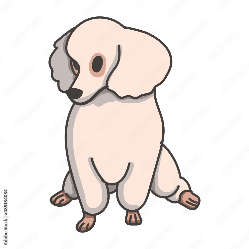 Hand drawn dog cartoon character illustration Animal. Hand drawn dog cartoon character illustration Animal.