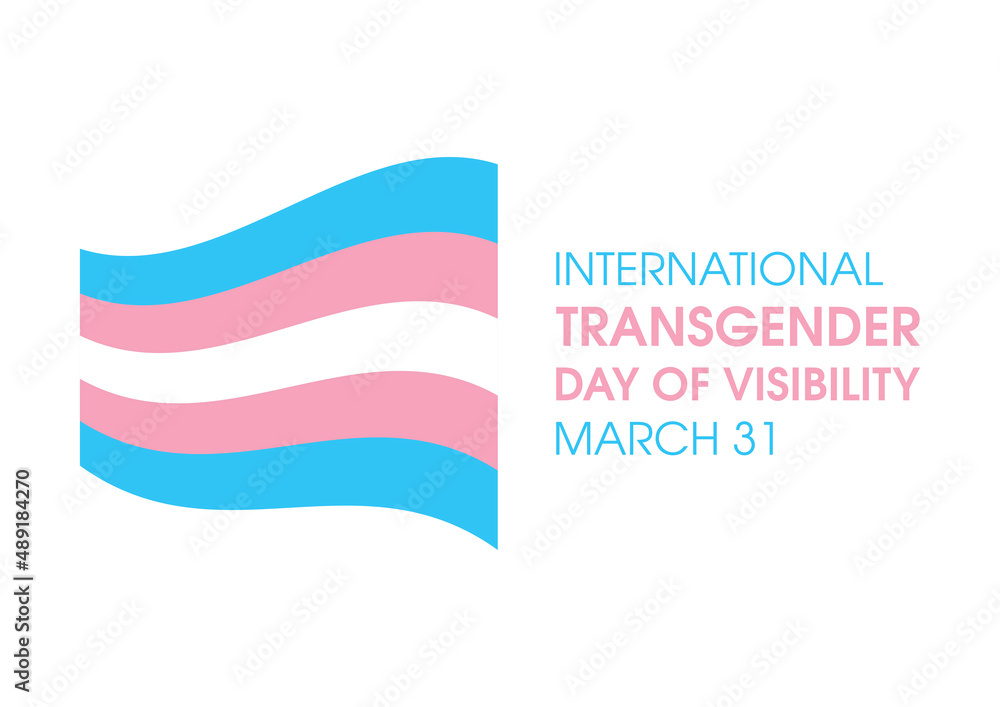 Vettoriale Stock International Transgender Day of Visibility vector