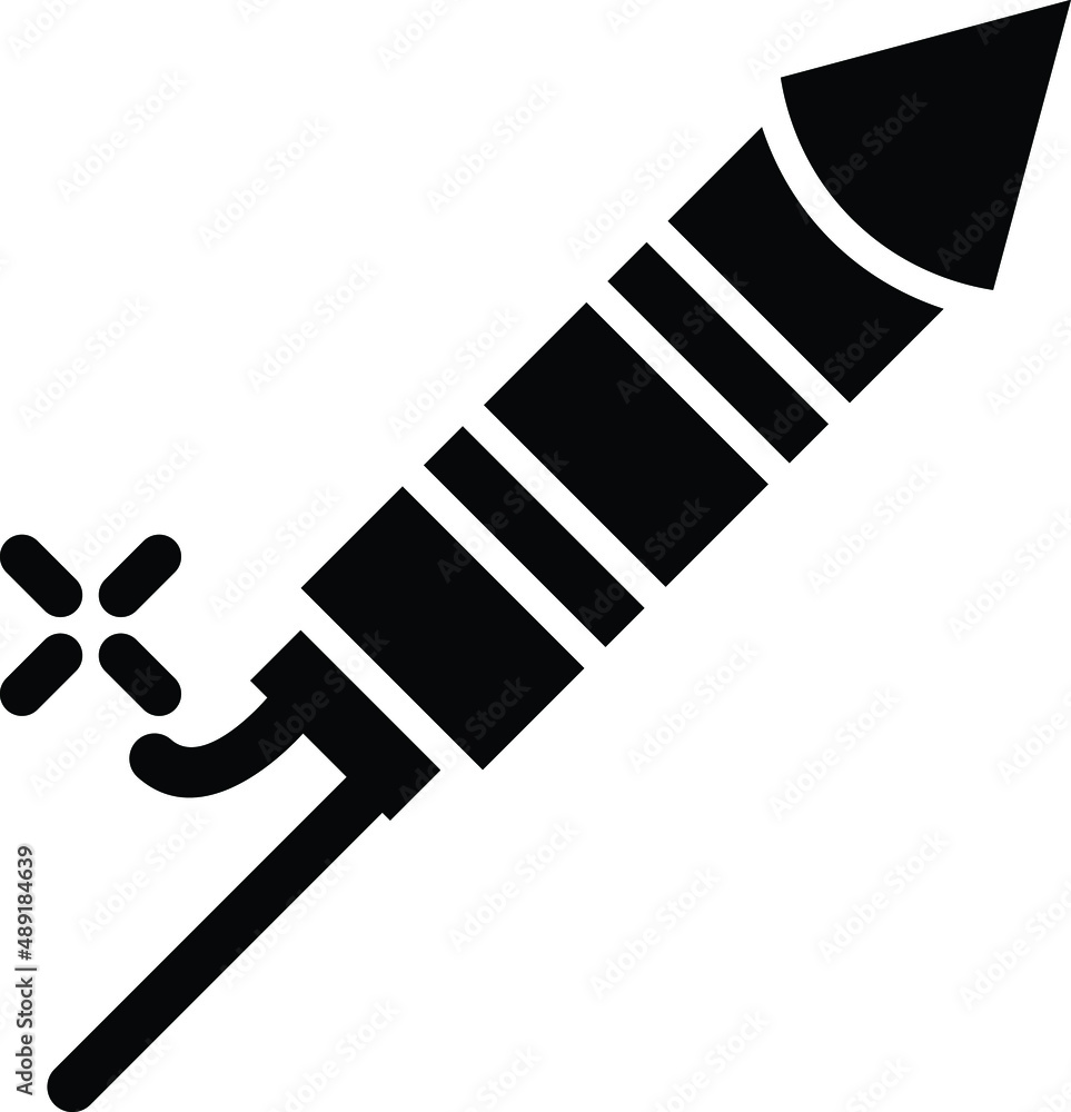 Fire Craker Vector Icon Design Illustration Fire Craker Vector Icon Design Illustration