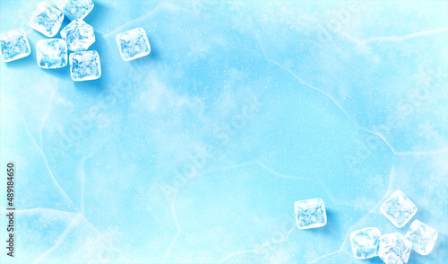 Icy surface background photo
