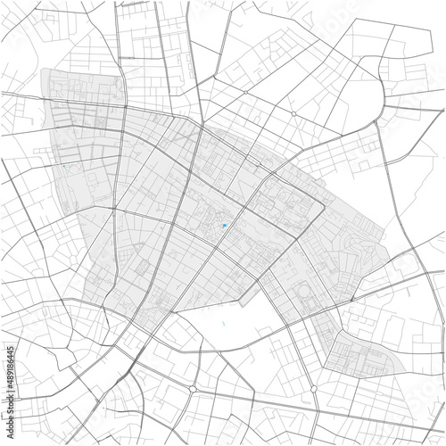 Prenzlauer Berg, Berlin, Deutschland high detail vector map