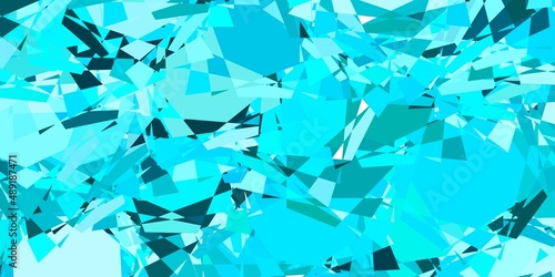 Light BLUE vector texture with random triangles.
