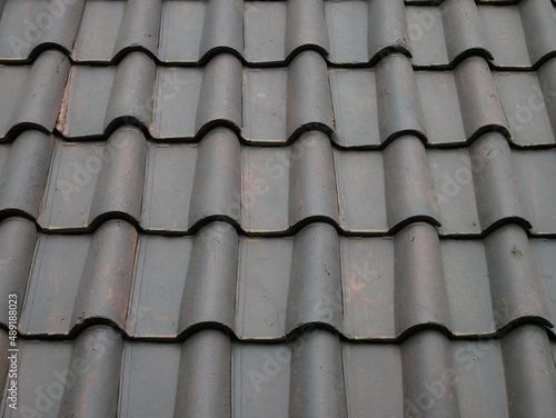 roof tiles on a roof