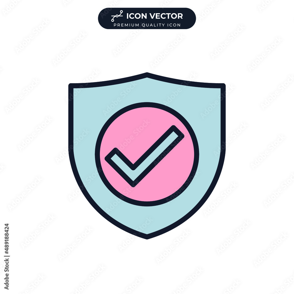 shield icon symbol template for graphic and web design collection logo vector illustration shield icon symbol template for graphic and web design collection logo vector illustration