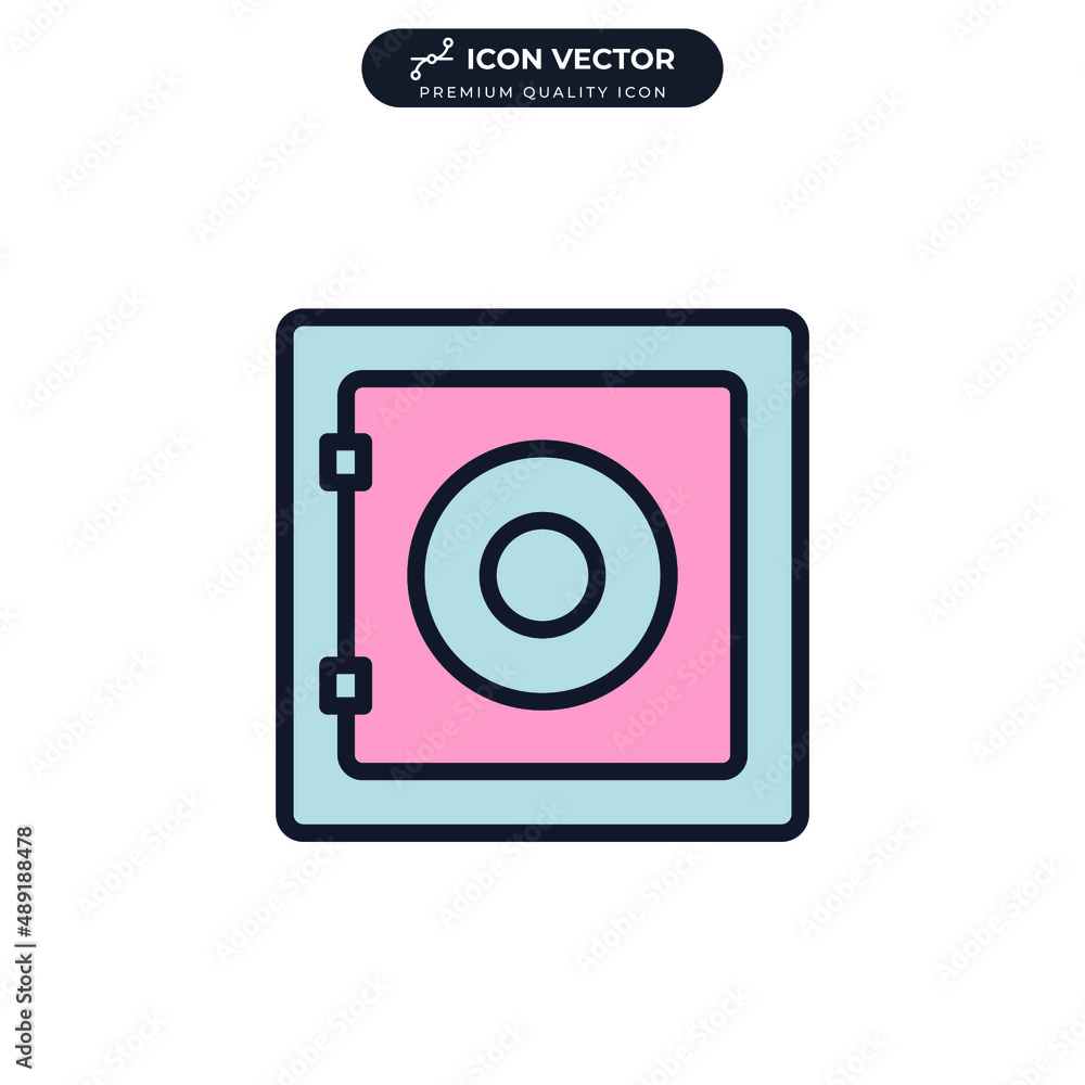 bank safe icon symbol template for graphic and web design collection logo vector illustration bank safe icon symbol template for graphic and web design collection logo vector illustration