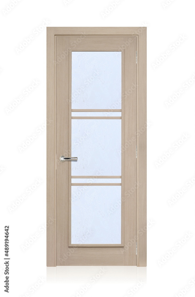 the inner door is new made of natural veneer with a beautiful texture with fittings the inner door is new made of natural veneer with a beautiful texture with fittings