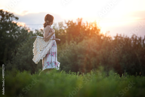 Wallpaper Mural creation of a panel from macrame Torontodigital.ca