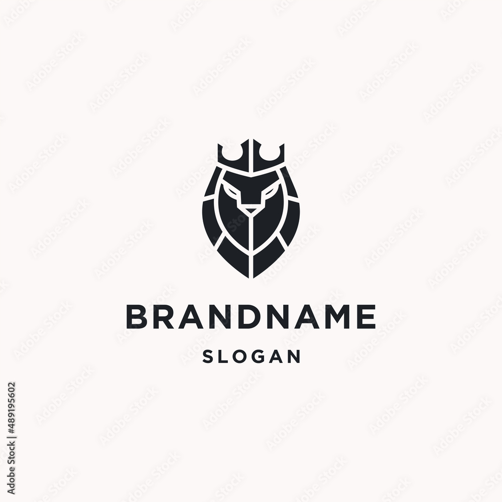 King cobra logo icon flat design template King cobra logo icon flat design template