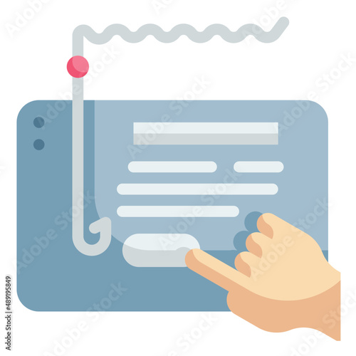 clickbait flat icon