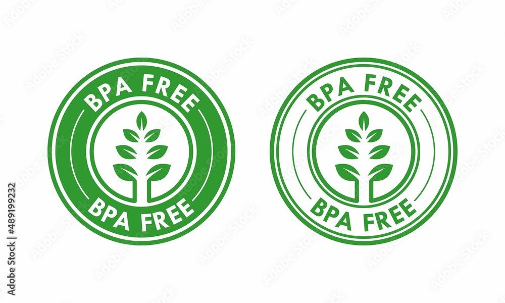 BPA FREE logo template illustration. Suitable for package product BPA FREE logo template illustration. Suitable for package product