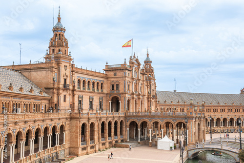 Plaza de España in Sevilla, Spanien, Andalusien