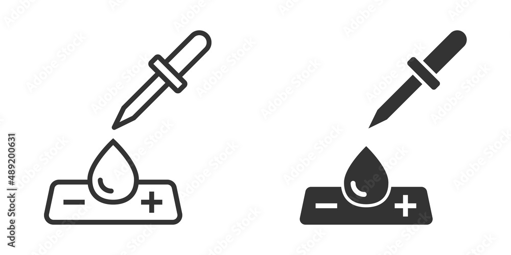Coronavirus rapid test icon in flat style. covid-19 vector illustration on isolated background. Medical diagnostic sign business concept. Coronavirus rapid test icon in flat style. covid-19 vector illustration on isolated background. Medical diagnostic sign business concept.