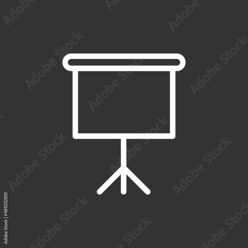 Projection Screen Icon