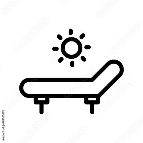 Sun Bed Icon