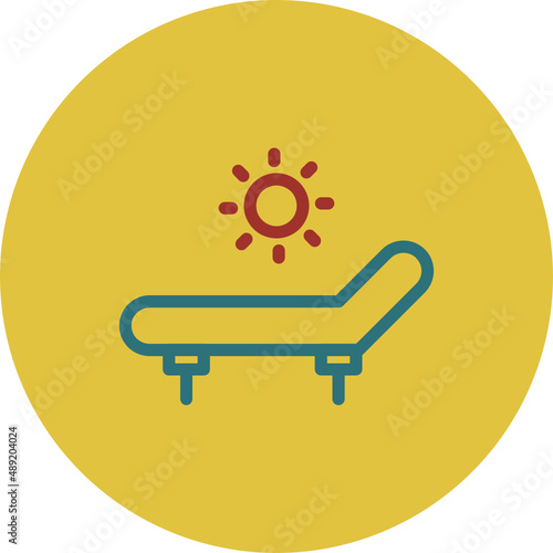 Sun Bed Icon