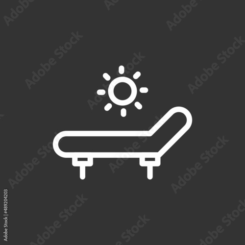 Sun Bed Icon