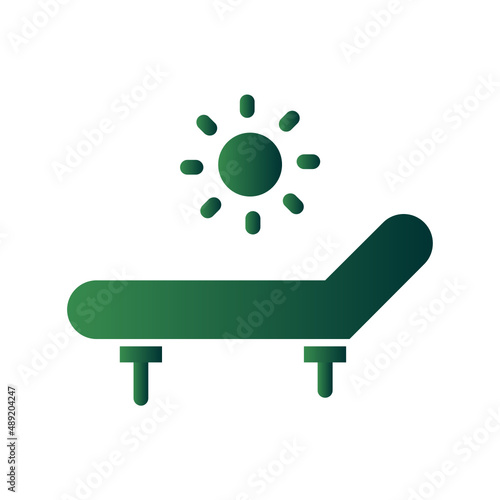 Sun Bed Icon