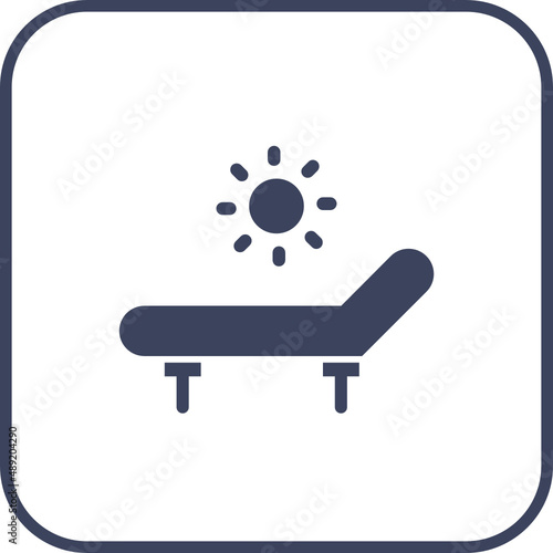 Sun Bed Icon