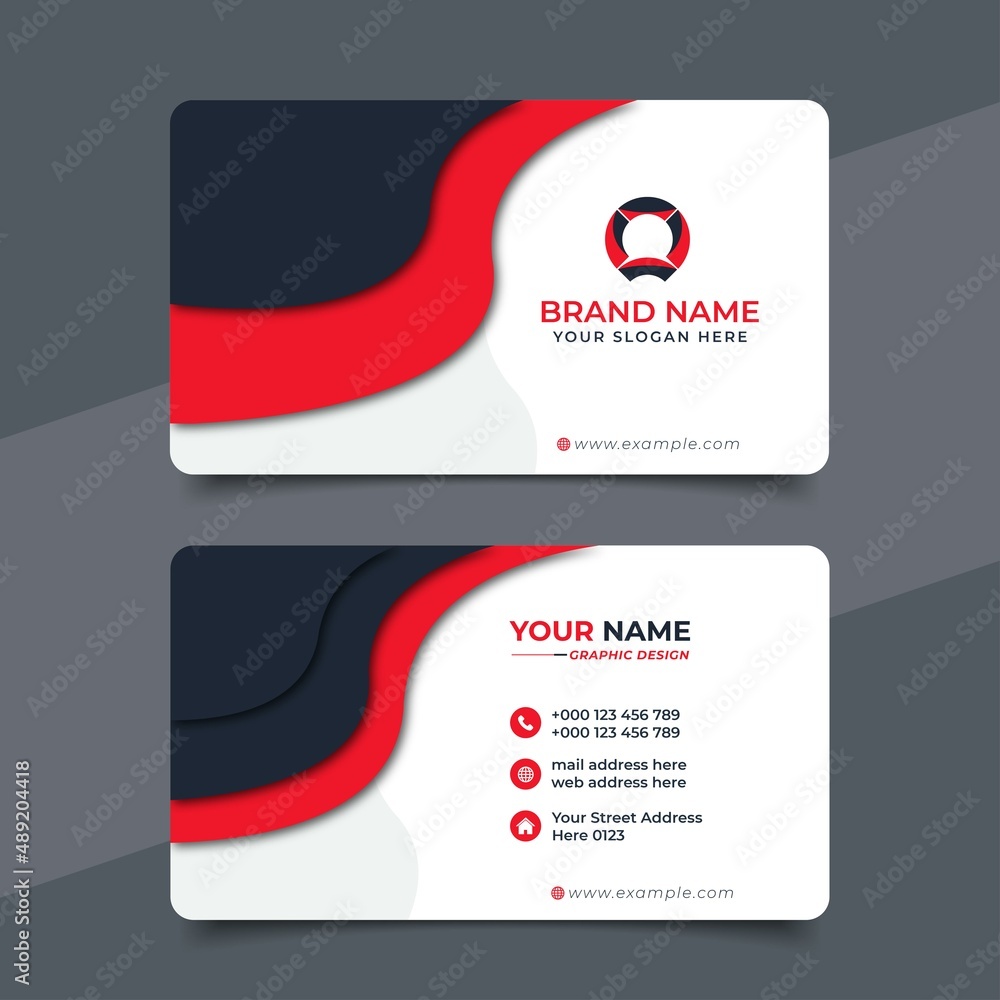 Creative Modern Professional Business card Vector Design Creative Modern Professional Business card Vector Design