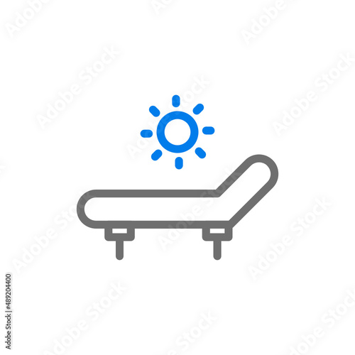 Sun Bed Icon