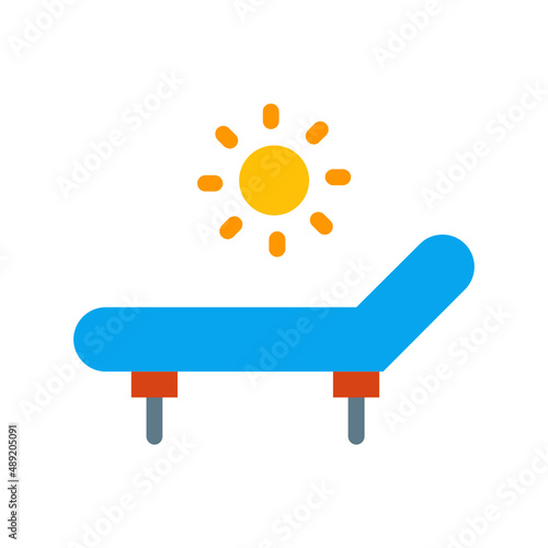 Sun Bed Icon