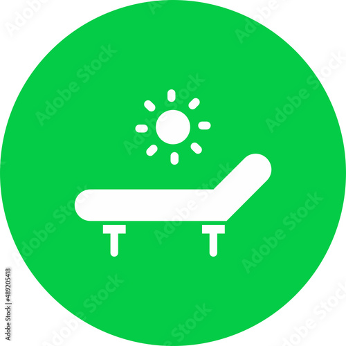 Sun Bed Icon
