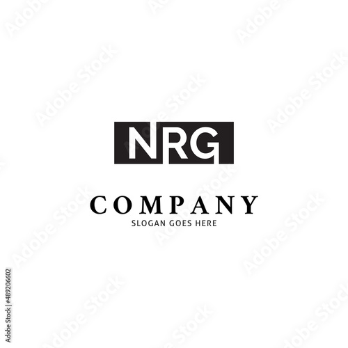 Initial Letter NRG Icon Vector Logo Template Illustration Design