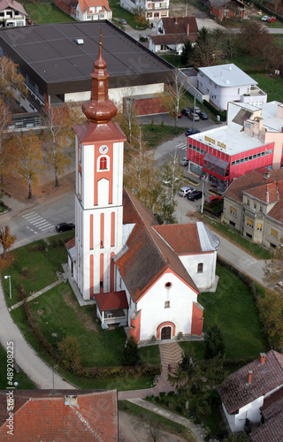 Parish Church of St. Margaret in Dubrava, Croatia photo