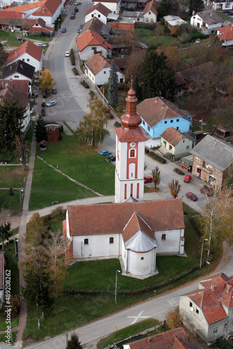 Parish Church of St. Margaret in Dubrava, Croatia photo