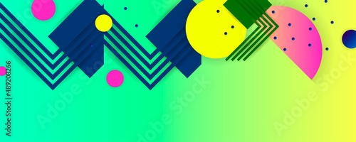 21 01 яркие летниеSummer Art Neon Trend Bright color design backgrounds template summer juicy background with geometric elements