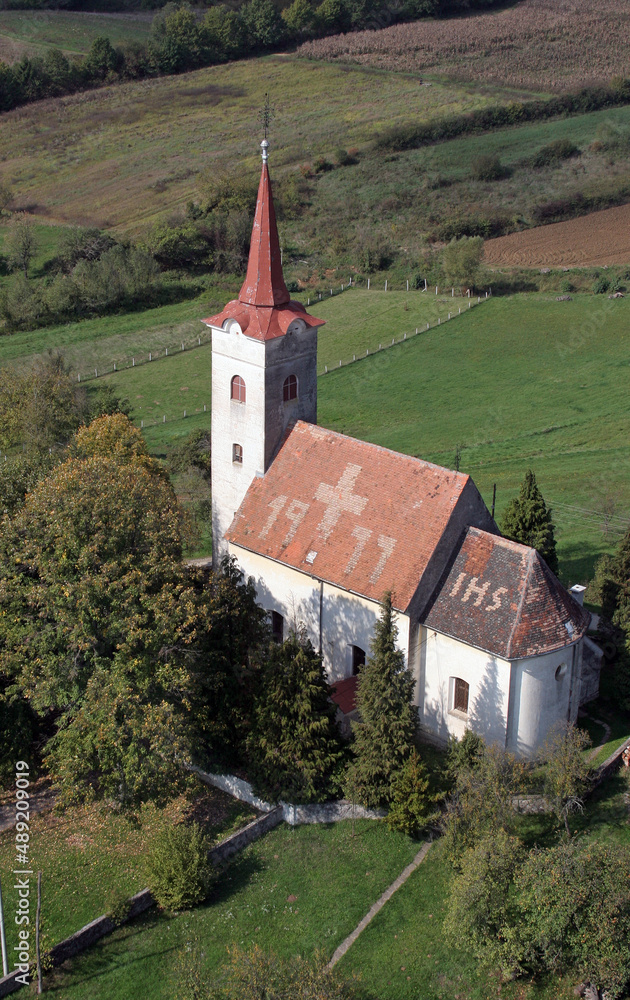 Church of Saint John the Baptist in Gornja Jelenska, Croatia