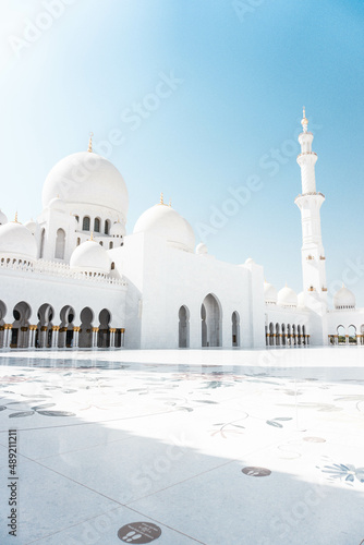 Photography Sheikh Zayed Grand Mosque in Abu Dhabi, UAE