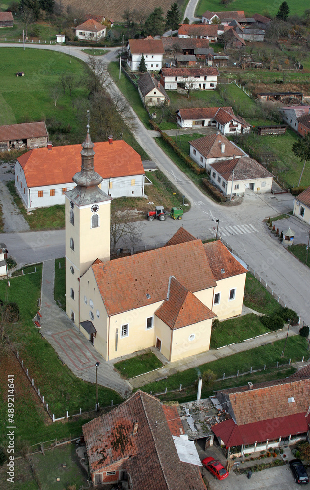 Parish Church of the Visitation of the Virgin Mary in Cirkvena, Croatia